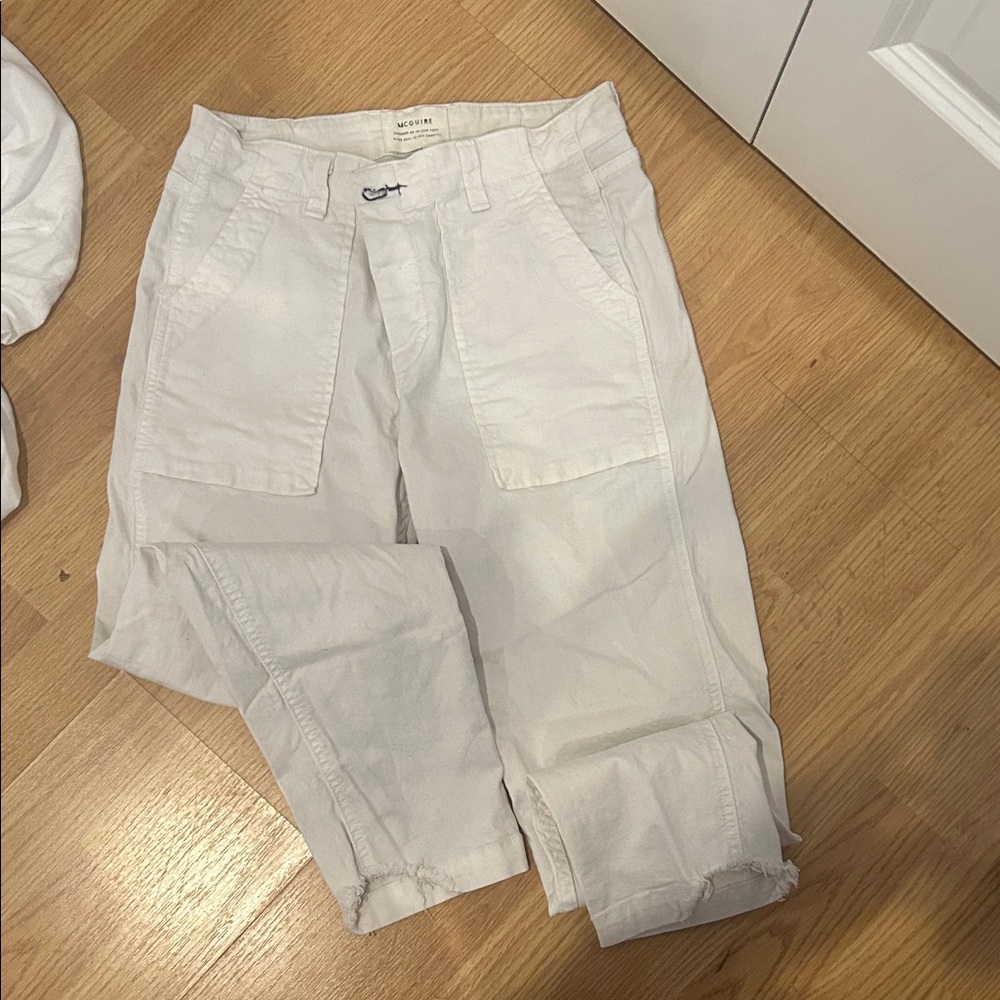 McGuire Denim Women's Light Cream Chinos